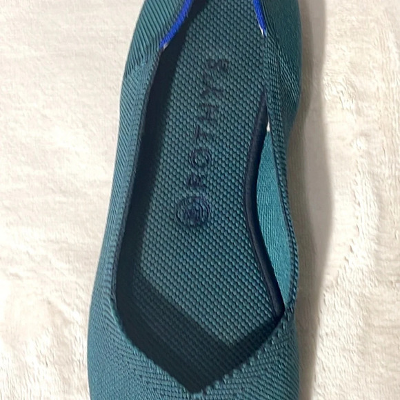 Rothy's Women's flat shoes "The Flat" size 9.5'' Color - Deep Emerald - Picture 6 of 14